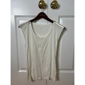 Anne Taylor zipper detail shirt